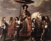 夏尔 勒 布伦 : Chancellor Seguier at the Entry of Louis XIV into Paris